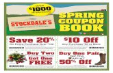 Stockdale's Spring Coupon Book