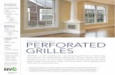 ARCHITECTURAL GRILLE 2015: Product Catalog - Perforated Grilles
