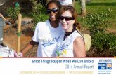 2014 Annual Report for United Way of Asheville and Buncombe County