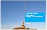 Analysis and design of masts and towers