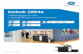 Bizhub c654e datasheet sp