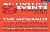 Activities & Events - Summer 2015