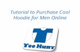 Tutorial to Purchase Cool Hoodie for Men Online