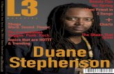 L3 Magazine May, 2015 ft Duane Stephenson