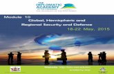 Information booklet Module 10 Global, Hemispheric and Regional Security and Defence