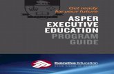 Asper Executive Education Program Guide 2014-15