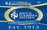 Fall 2012 Beta Gamma Sigma International Exchange