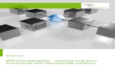 IDIS interoperability − securing long-term investments with interoperable solutions