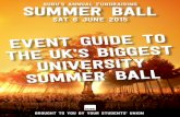 SUBU Summer Ball 2015 - Event Guide