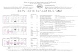 2015 2016 saint maur international school calendar