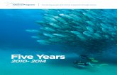 Gulf of California Marine Program - five year report