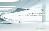 #Genelec4000 Series active loudspeakers