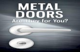 Metal doors are they for you