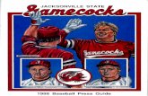 1988 JSU Baseball Media Guide