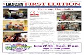 First Edition Newsletter - June 10 2015