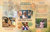 For the Love of Africa Ministries, Inc. Sponsorship