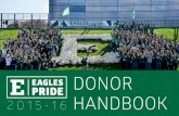 Eagle Pride Donor Handbook 2015-16 Single Pages