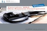 Studienbroschüre EMBA New Business Development