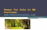 Homes for Sale in NW Portland - Call 800.909.1091 -