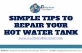Simple Tips To Repair Your Hot Water Tank