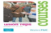 TUC Education courses for all union reps - September 2015-July 2016 - Wales