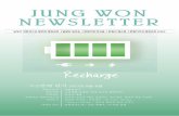 Jungwon Newsletter 6th Letter for 2015 June·July·August