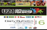 Bulletin No 6  U21 Pan Am Cup, Gatineau- Canada