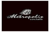 METROPOLIS COCTAILS SUMMER 2015