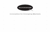 Quicksand - Innovation for Emerging Markets