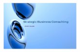 Strategic consulting services