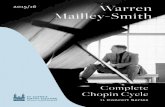 Complete Chopin Cycle 2015-16 | St John's Smith Square | Warren Mailley-Smith