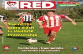 RED: Matchday Magazine of Cambridge Football Club (July 18, 2015)