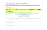 Acc 304 week 5 midterm exam