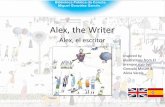 Alex, the writer=Alex, el escritor