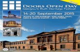 Glasgow Doors Open Day Brochure 2015