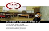 Schooling reform is possible: Lessons for South Africa from international experience