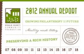 DeKalb County Community Foundation Annual Report 2012