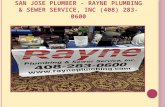 Water Heater Installation San Jose - Rayne Plumbing & Sewer Service, Inc (408) 283-0600
