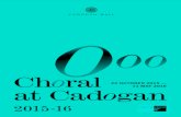 Choral at Cadogan 2015-16