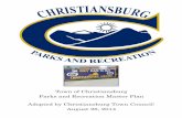 Christiansburg Parks & Rec Master Plan 2014