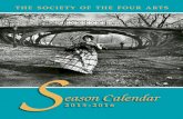 Society of the Four Arts Season Calendar, 2015-2016