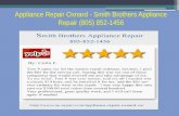 Appliance Repair Oxnard - Smith Brothers Appliance Repair (805) 852-1456