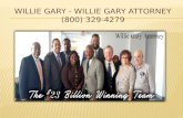 Willie Gary - Willie Gary Attorney (800) 329-4279