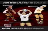 2015 Missouri State Volleyball Guide