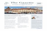 The Gazette of the Bicentenary Bonhôte - September 2015