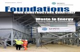 Foundations September 2015 - MWH Constructors Quarterly Newsletter
