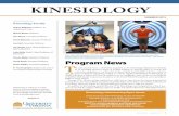 Kinesiology Alumni Newsletter 2015