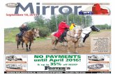 The Mirror September 18, 2015 Edition