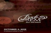 Bach at the Sem | October 2015