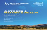 Denver Philharmonic Orchestra October 2, 2015 Concert Program